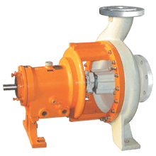 Centrifugal Process Pumps as ANSI Standard with Semi-Open Impeller